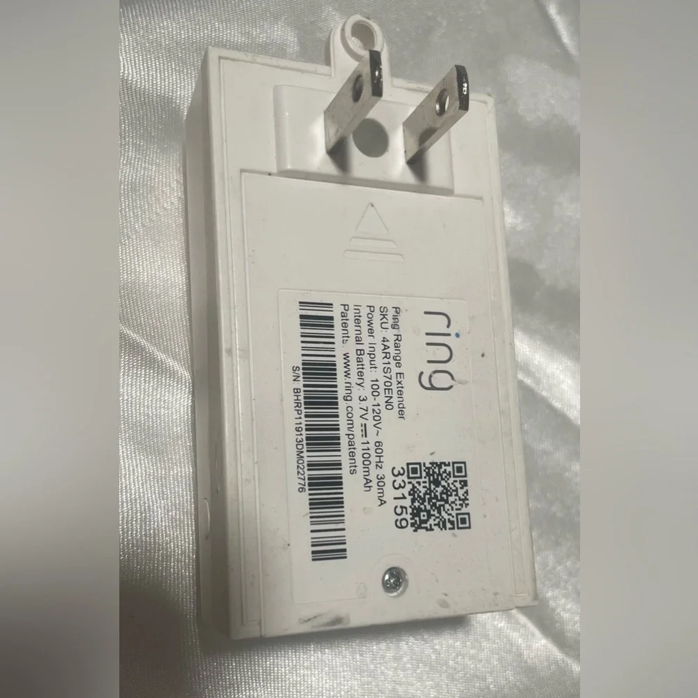 Ring White Plug-in Adapter